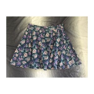 Floral Skater Skirt